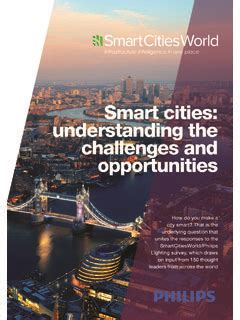 Smart cities: understanding the challenges and .